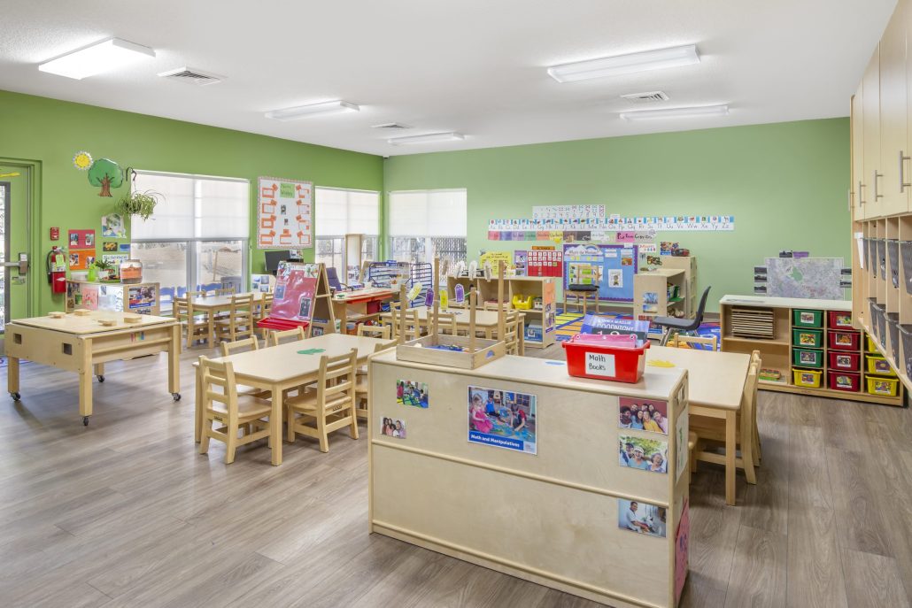 Classroom Pre Kindergarten Program of Cadence Academy Preschool in Brier Creek Clean Safe Fun