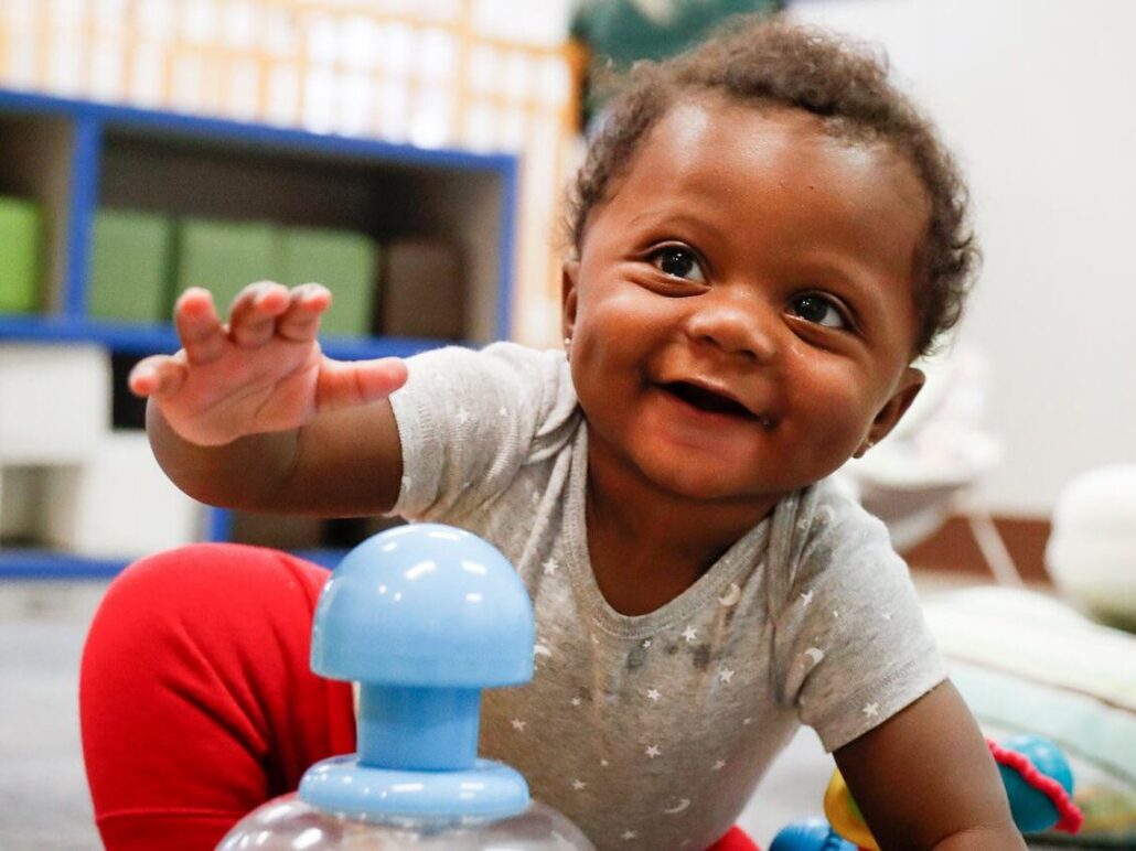 Infants in a daycare setting